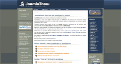 Desktop Screenshot of joomlashow.it